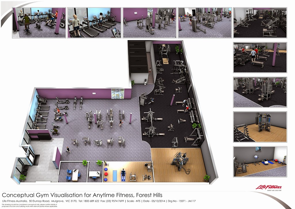 Anytime Fitness | gym | 21-25 Mahoneys Rd, Forest Hill VIC 3131, Australia | 0398772113 OR +61 3 9877 2113