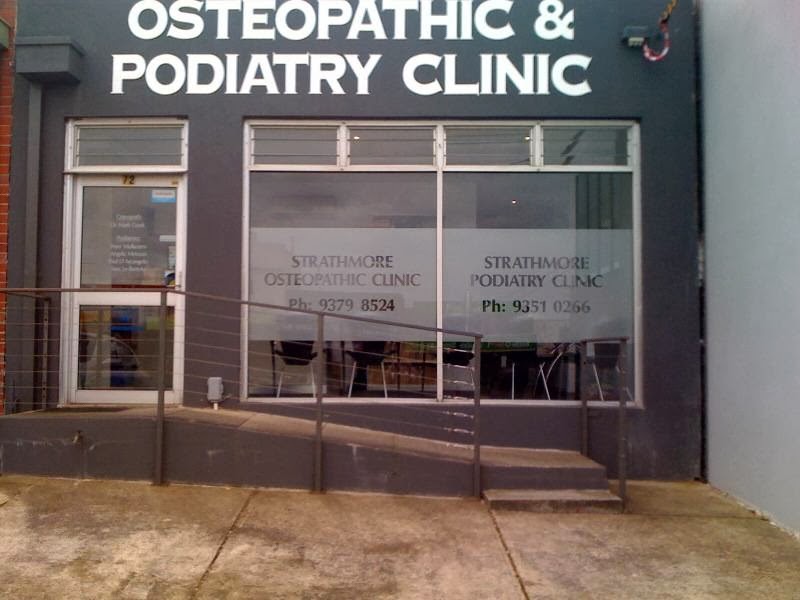 Strathmore Osteopathic Clinic | 72 Woodland St, Strathmore VIC 3041, Australia | Phone: (03) 9379 8524