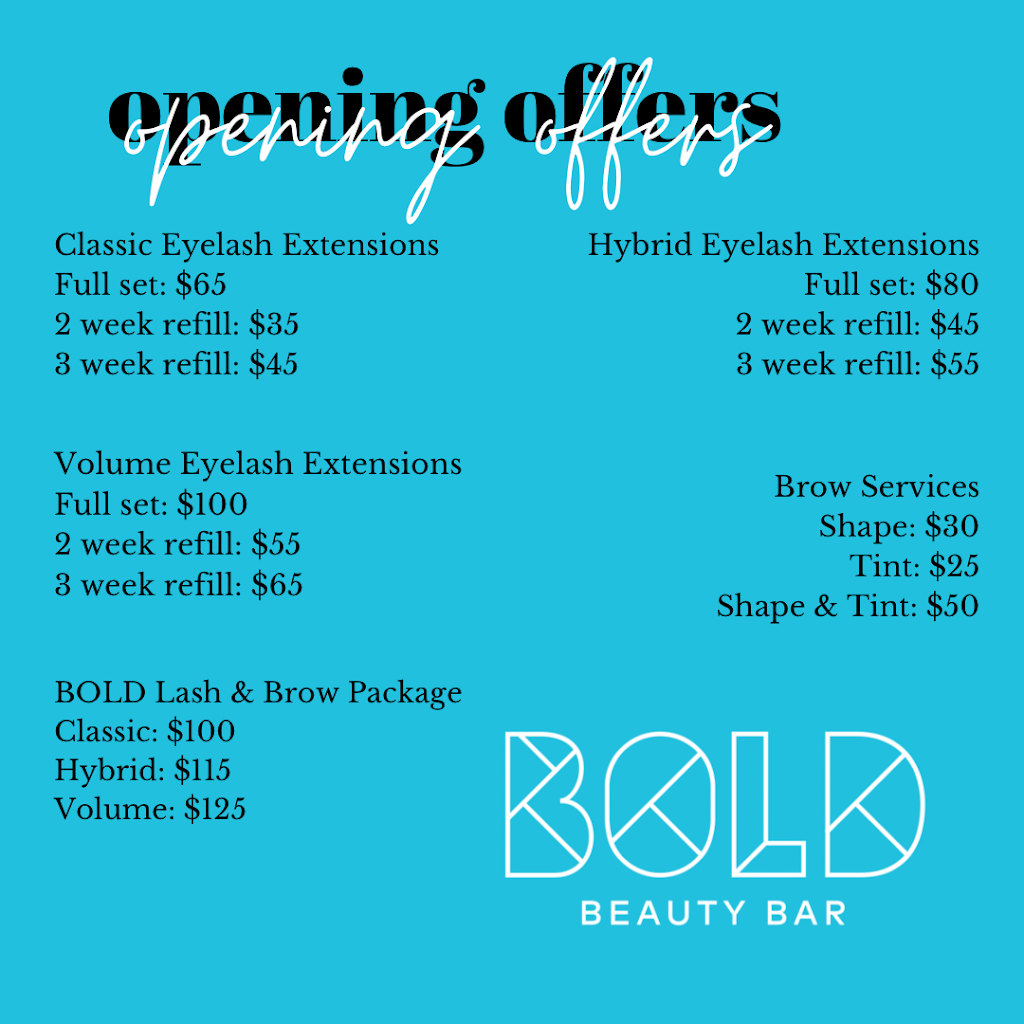 BOLD Beauty Bar | 9 Madden Rd, Mango Hill QLD 4509, Australia | Phone: 0421 574 303