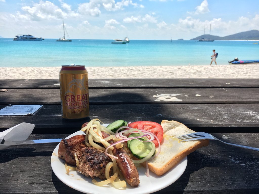 Whitehaven Beach BBQ | Whitehaven Xpress | 20.2845091,149.0350019, Whitehaven Beach, Whitsundays QLD 4802, Australia | Phone: (07) 4946 1585