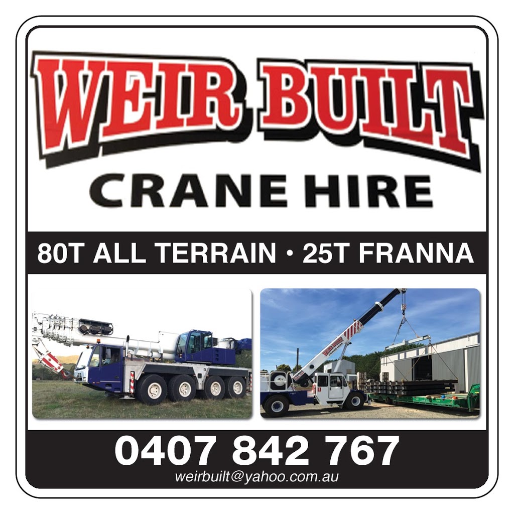 Crane Hire Glen Innes - Weir Built | 90 Ferguson St, Glen Innes NSW 2370, Australia | Phone: 0407 842 767