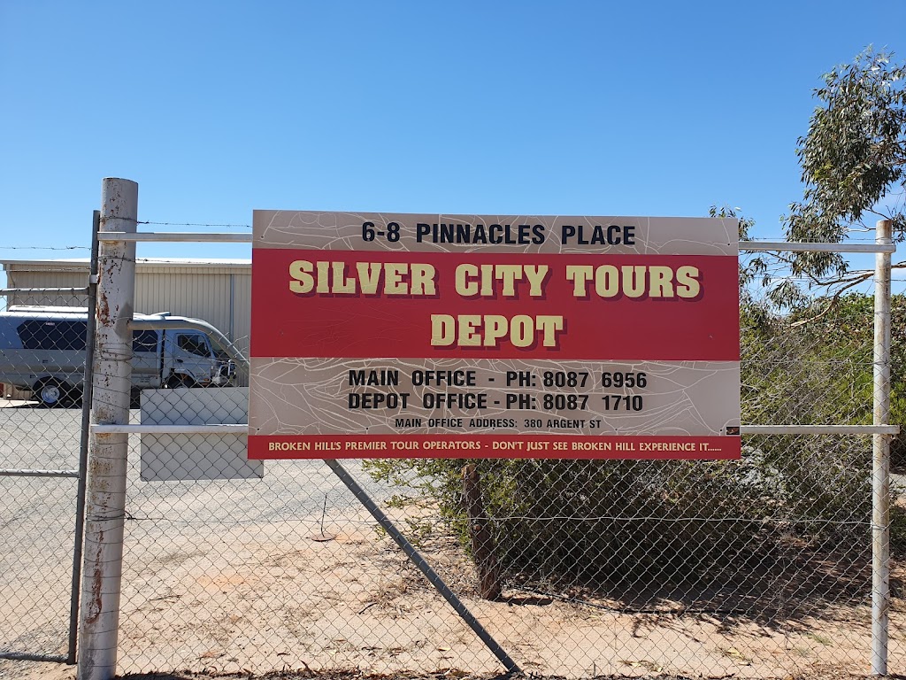 Silver City Tours Depot | 6 Pinnacles Pl, Broken Hill NSW 2880, Australia | Phone: (08) 8087 6956