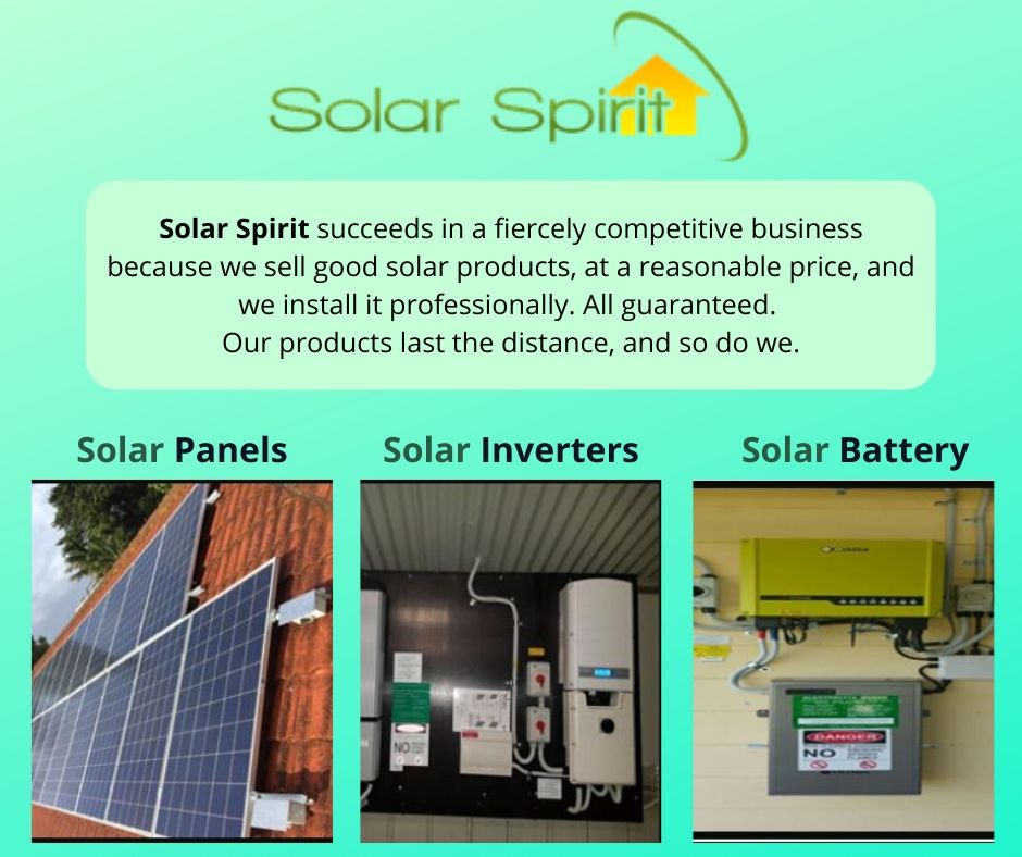Solar Spirit | Suite 60/42 Manilla St, East Brisbane QLD 4169, Australia | Phone: 1300 761 675