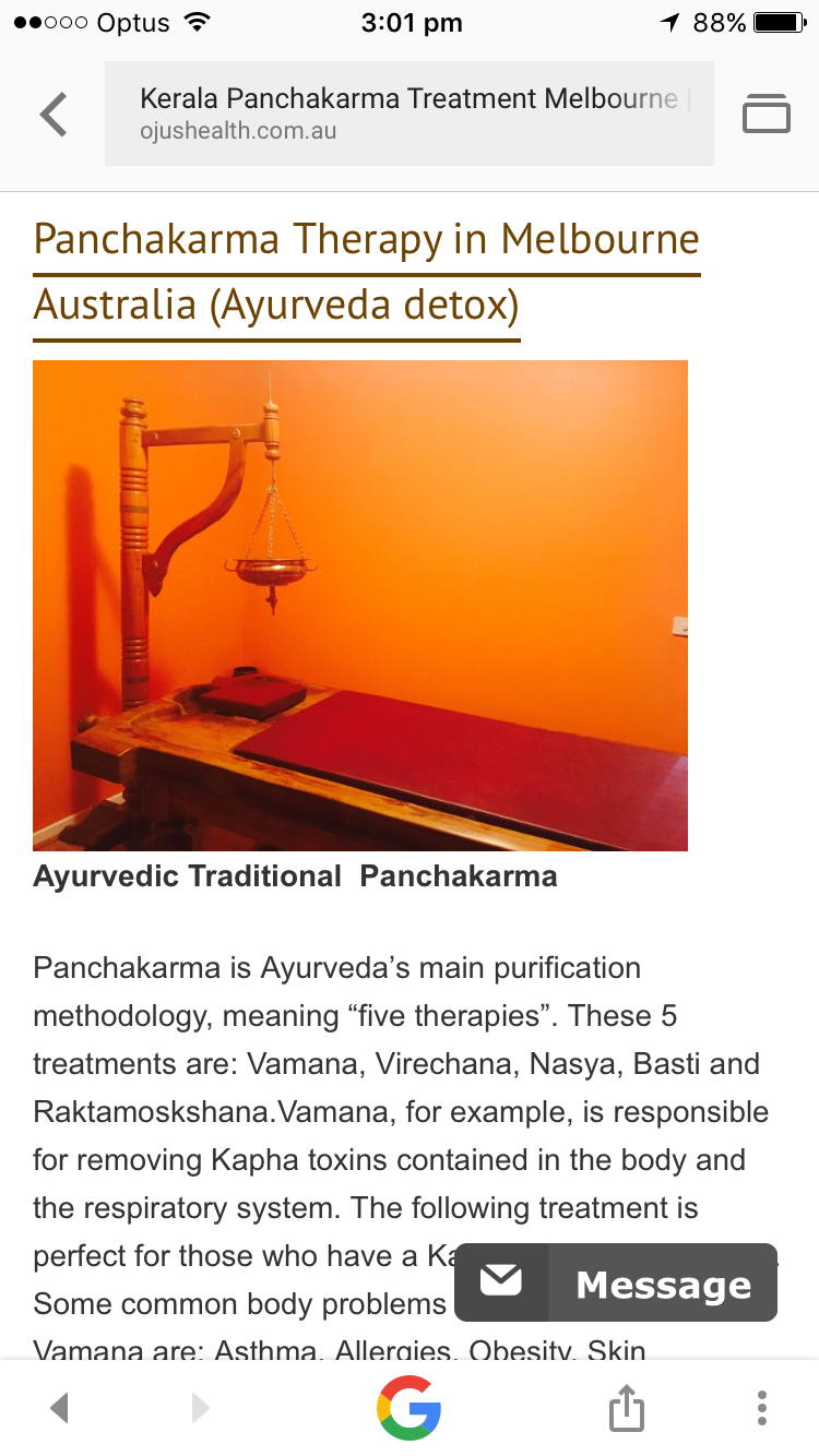 Ojus Health Ayurveda Massage Clinic Ayurvedic doctor and treatme | 129 Miller St, Thornbury VIC 3071, Australia | Phone: 0411 572 091