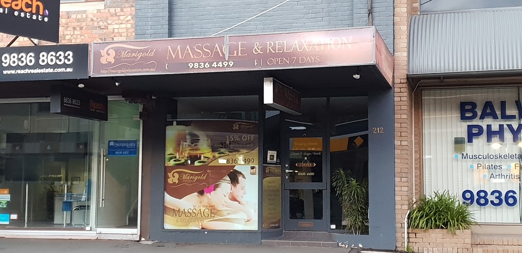 Marigold Relaxation | spa | 212 Whitehorse Rd, Balwyn VIC 3103, Australia | 0398364499 OR +61 3 9836 4499