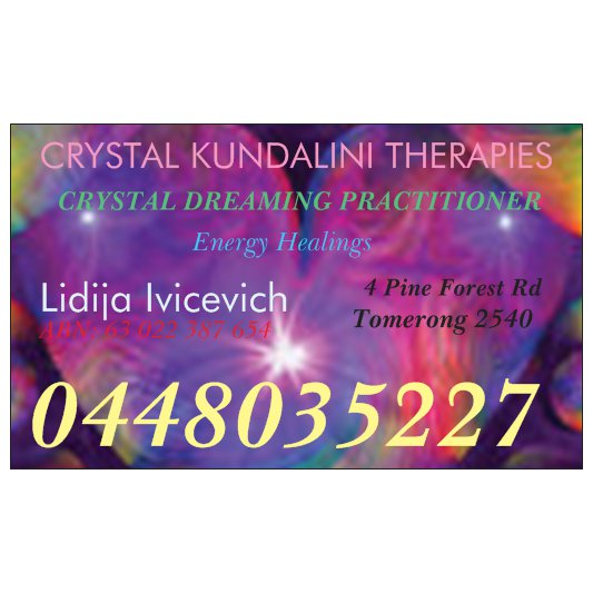 Crystal Kundalini Healing Therapies | health | Pine Forest Road, Tomerong NSW 2540, Australia | 0448035227 OR +61 448 035 227