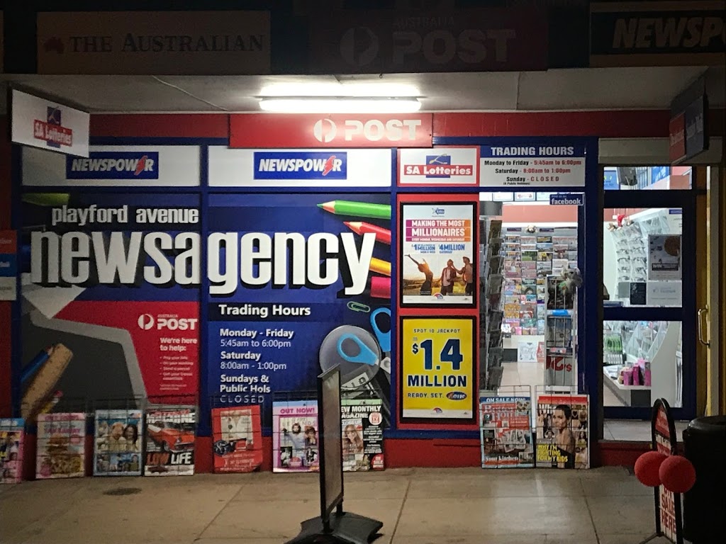 Playford Avenue Newsagency | post office | 35B Playford Ave, Whyalla SA 5600, Australia | 0886458321 OR +61 8 8645 8321