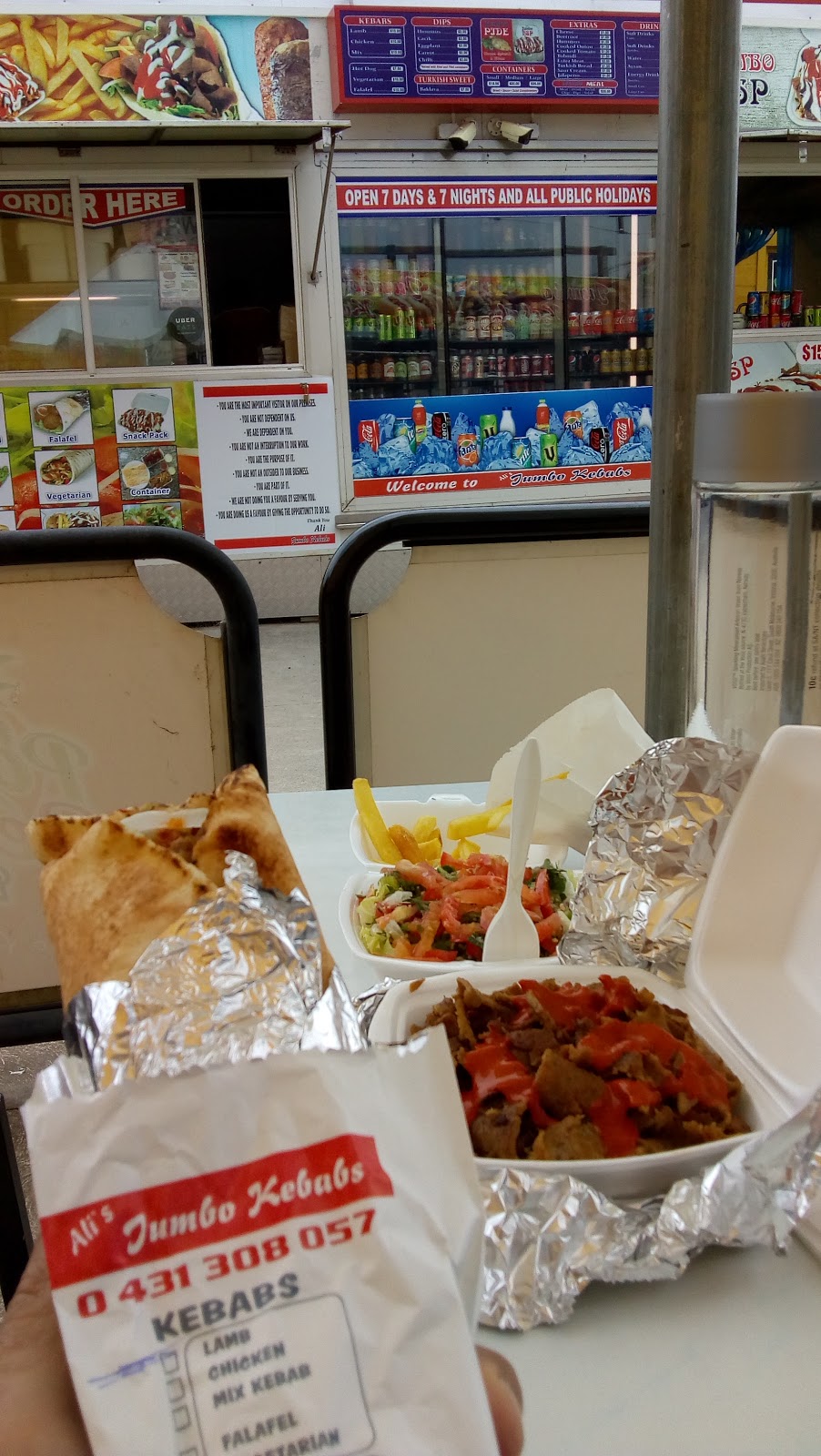 Alis Jumbo Kebab | 382 Mt Alexander Rd, Ascot Vale VIC 3032, Australia | Phone: (03) 9372 0363