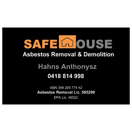 Safehouse Asbestos Removal and Demolition | general contractor | 31 Swamp Rd, Strathalbyn SA 5255, Australia | 0418814998 OR +61 418 814 998