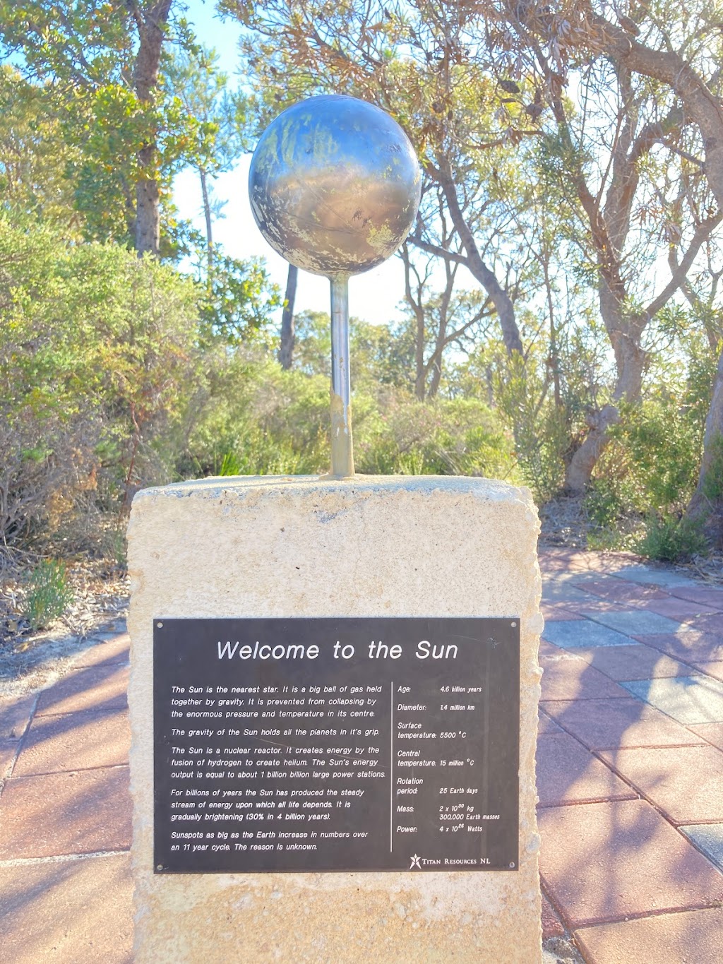 Solar System Walk | Yeal WA 6503, Australia | Phone: (08) 9575 7577