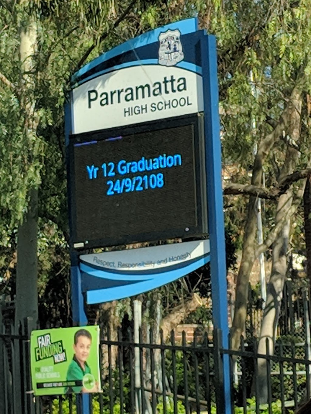 Parramatta High School | Great Western Hwy, Parramatta NSW 2150, Australia | Phone: (02) 9635 8644