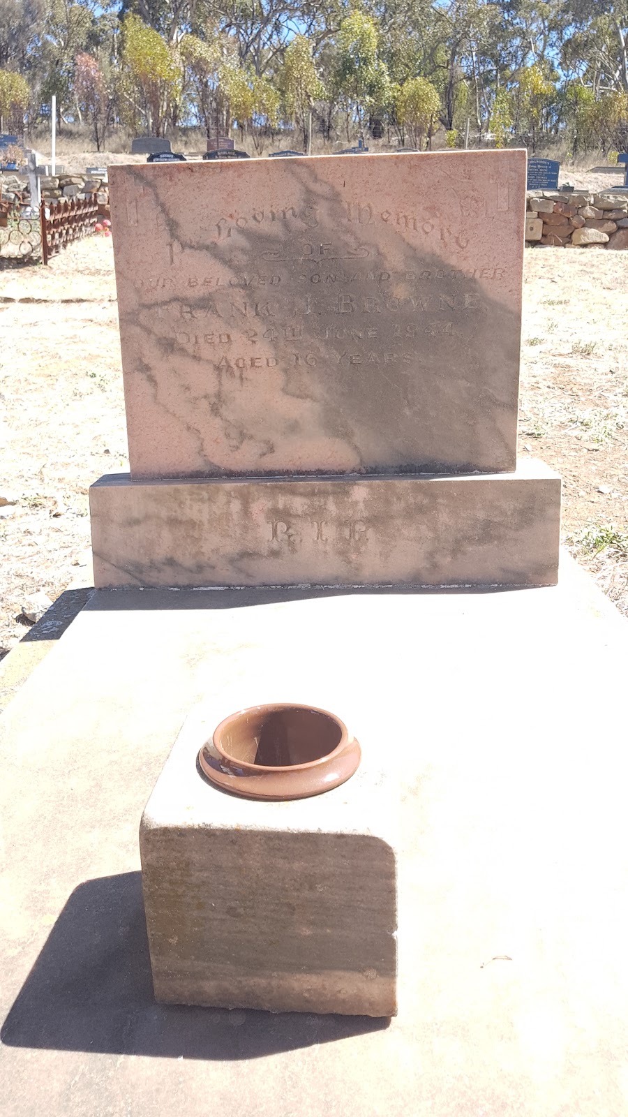 St Aloysius Catholic Cemetery | cemetery | Sevenhill SA 5453, Australia