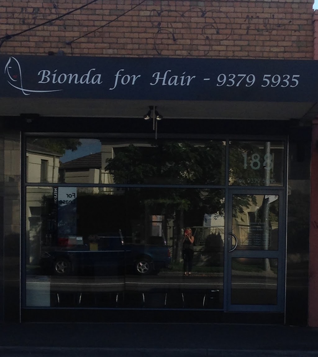 Bionda for Hair | 188 Keilor Rd, Essendon North VIC 3041, Australia | Phone: (03) 9379 5935