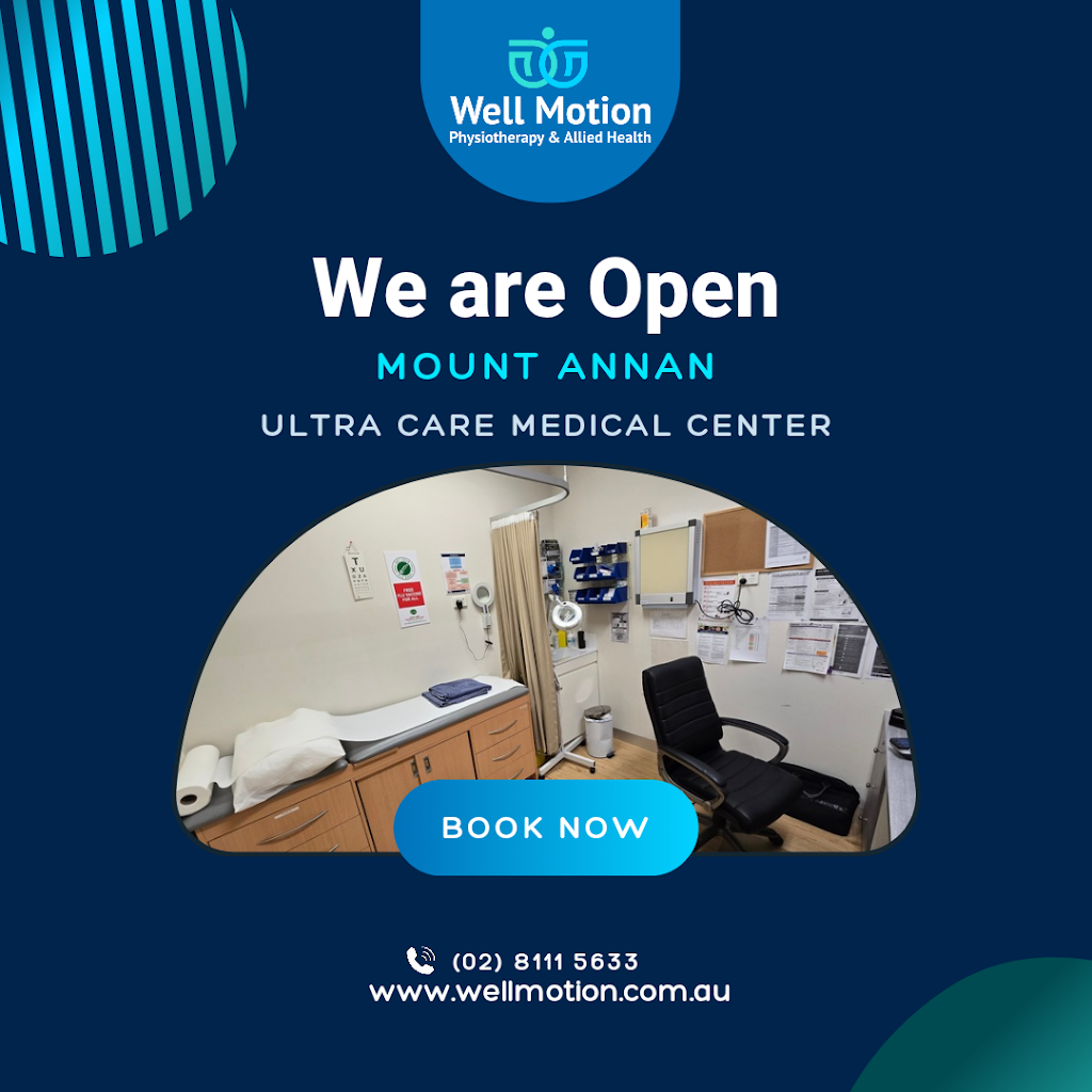 Well Motion Physiotherapy & Allied Health Mount Annan | Shop 11/13 Main St, Mount Annan NSW 2567, Australia | Phone: (02) 8111 5633