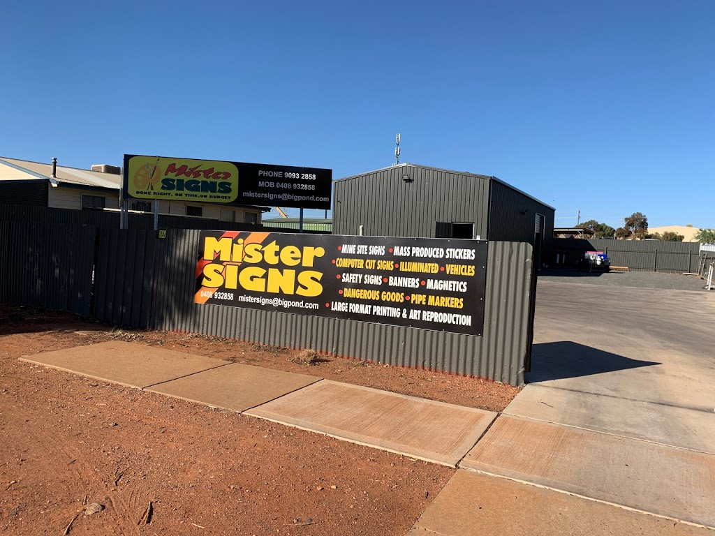 MR Signs | store | Opposite Tillys Takeaway, 177 Lane St, Boulder WA 6432, Australia | 0890932858 OR +61 8 9093 2858