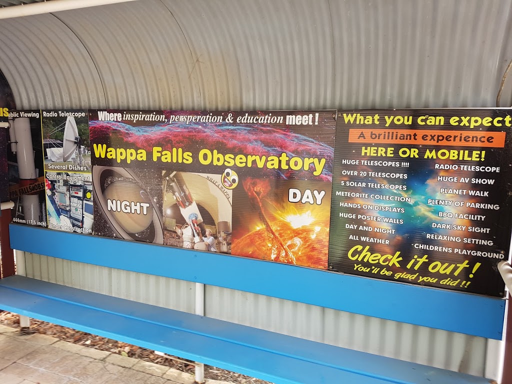 Wappa Falls Astronomical Observatory | tourist attraction | 191 Wappa Falls Rd, Yandina QLD 4561, Australia | 0427467944 OR +61 427 467 944