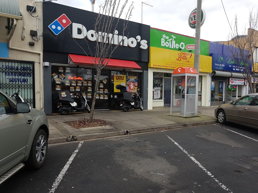 Dominos | meal takeaway | 206 Main Rd E, St Albans VIC 3021, Australia | 0383126020 OR +61 3 8312 6020