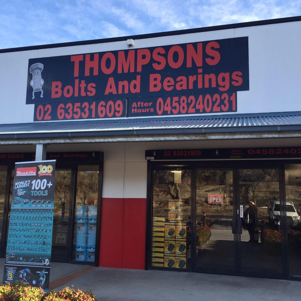 THOMPSONS BOLTS & BEARINGS | 2/4 Valley Dr, Lithgow NSW 2790, Australia | Phone: (02) 6353 1609