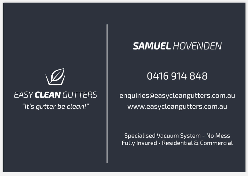 EASY CLEAN GUTTERS | 27 Lyrebird Ave, East Warburton VIC 3799, Australia | Phone: 0416 914 848