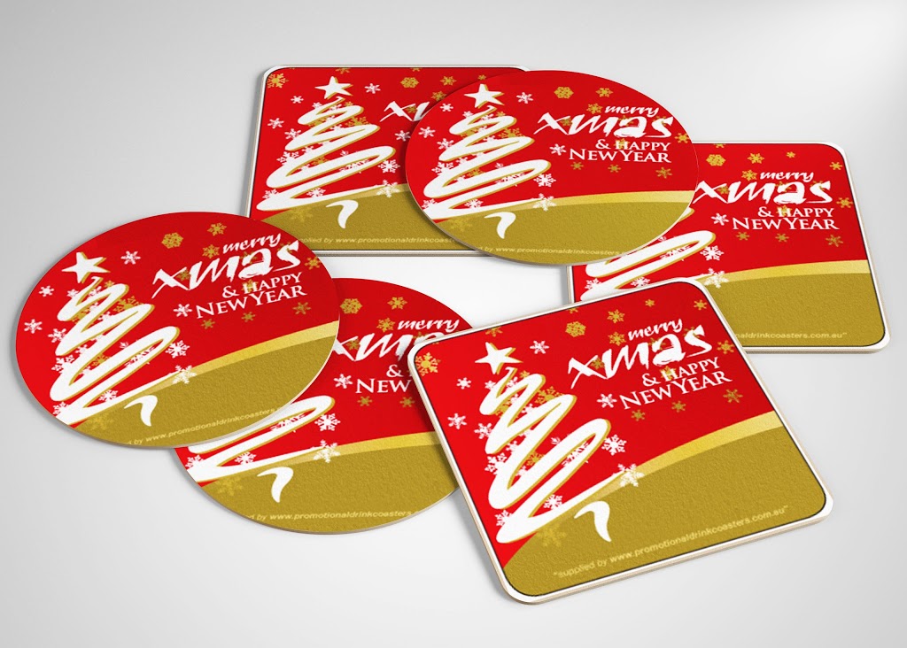 Promotional Drink Coasters | 16 Northview St, Mermaid Waters QLD 4218, Australia | Phone: (07) 5575 3611