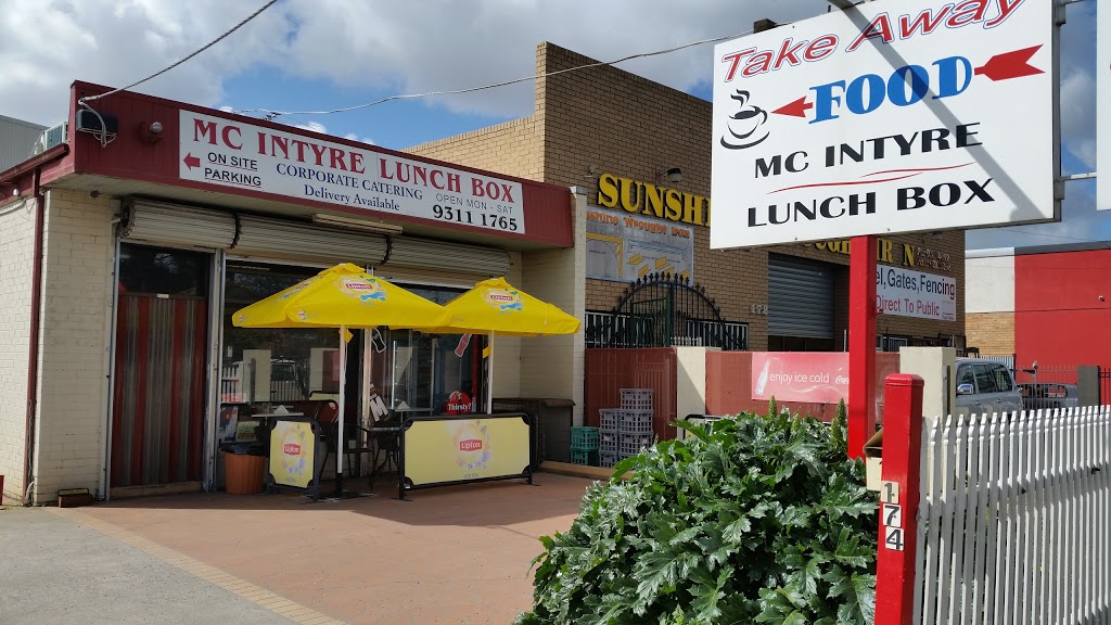 McIntyre Lunch Box | meal takeaway | 174 McIntyre Rd, Sunshine North VIC 3020, Australia | 0393111765 OR +61 3 9311 1765