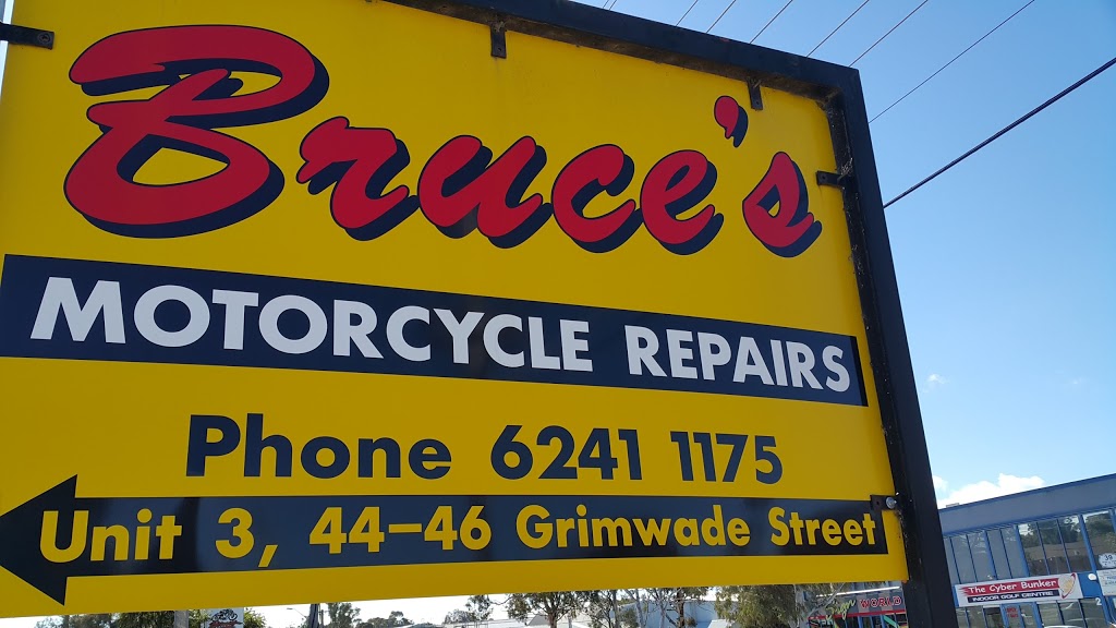 Bruces Motorcycle Repairs | car repair | Shop 3 46/44 Grimwade St, Mitchell ACT 2911, Australia | 0262411175 OR +61 2 6241 1175