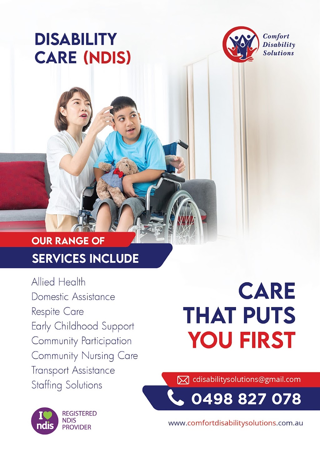 Comfort Disability Solutions | 1 Roland St, Greystanes NSW 2145, Australia | Phone: 0498 827 078