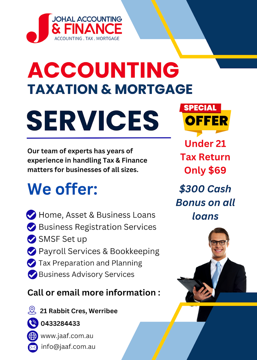Johal Accounting & Finance | 21 Rabbit Cres, Werribee VIC 3030, Australia | Phone: 0433 284 433