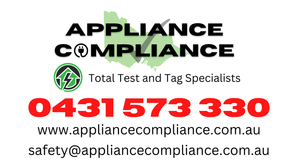 Appliance Compliance - Goulburn Valley Test & Tag | 4910 Goulburn Valley Highway, Murchison East VIC 3610, Australia | Phone: 0431 573 330