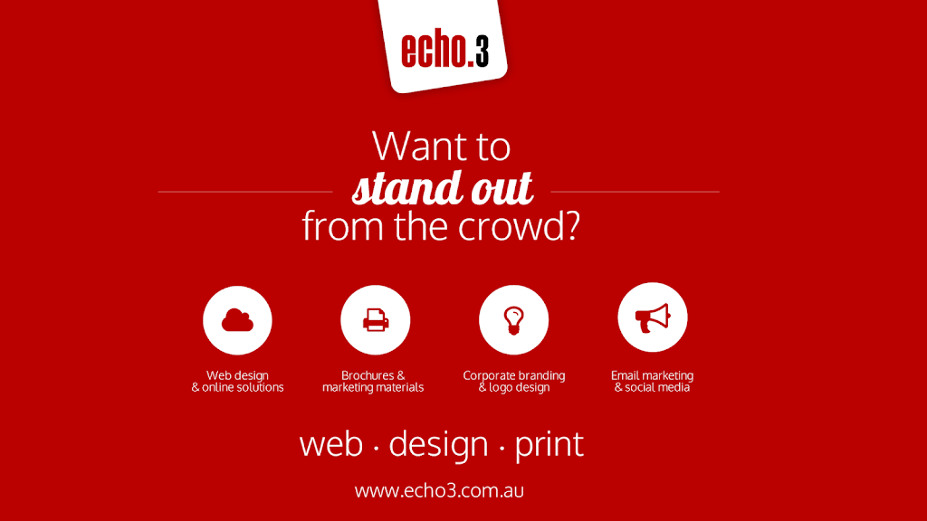 Echo3 Media Group | by appointment only, Level 1/109 Wood St, Templestowe VIC 3106, Australia | Phone: (03) 9111 0011