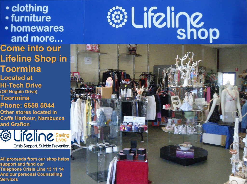 Lifeline Shop | 2/1 High-Tech Dr, Toormina NSW 2452, Australia | Phone: (02) 6658 5044