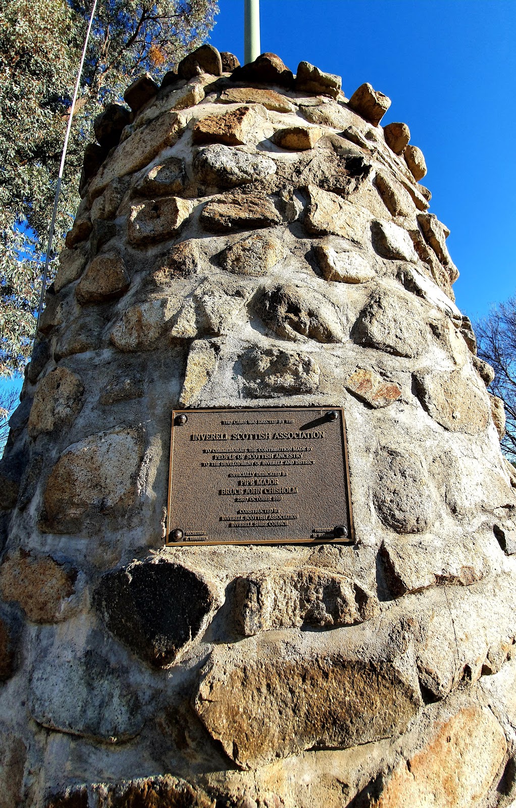 Scottish Memorial Cairn | Inverell NSW 2360, Australia | Phone: (02) 6728 8288