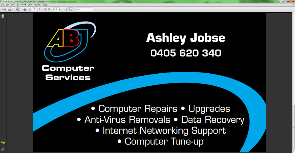 ABJ Computer Services | electronics store | 63 Tableland Rd, Wentworth Falls NSW 2782, Australia | 0405620340 OR +61 405 620 340