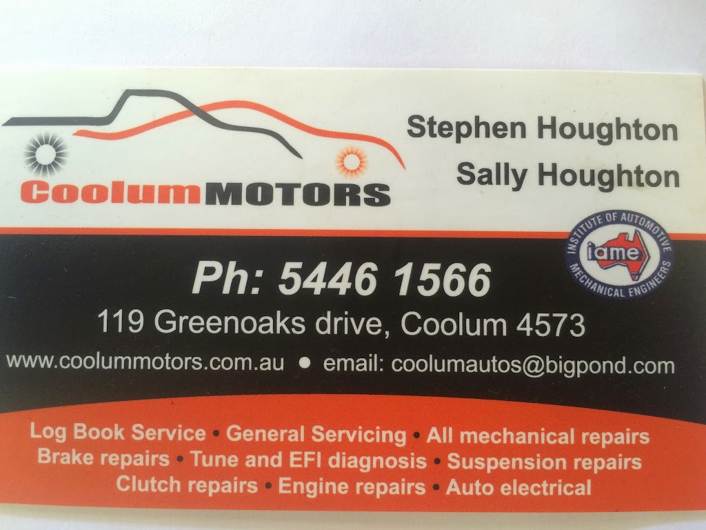 Coolum Motors/CRD Tech Coolum | car repair | 119 Greenoaks Dr, Coolum Beach QLD 4573, Australia | 0754461566 OR +61 7 5446 1566