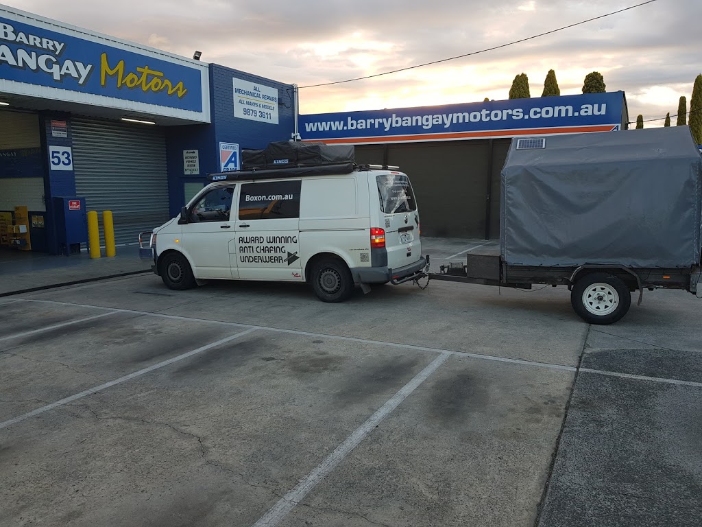 Barry Bangay Motors | car repair | 53 Bond St, Ringwood VIC 3134, Australia | 0398793611 OR +61 3 9879 3611