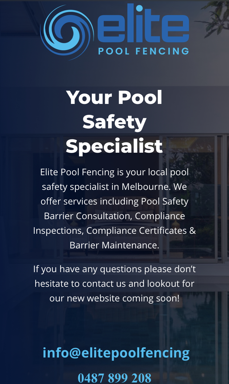 Elite Pool Safety | 20 Carlisle Dr, Beaconsfield VIC 3807, Australia | Phone: 0487 899 208