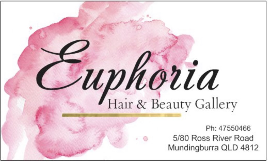 Euphoria Hair & Beauty Gallery | hair care | 80 Ross River Rd, Mundingburra QLD 4812, Australia | 0747550466 OR +61 7 4755 0466
