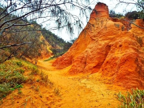 Red Canyon | tourist attraction | Fraser Island Beach Track, Fraser Island QLD 4581, Australia | 137468 OR +61 137468