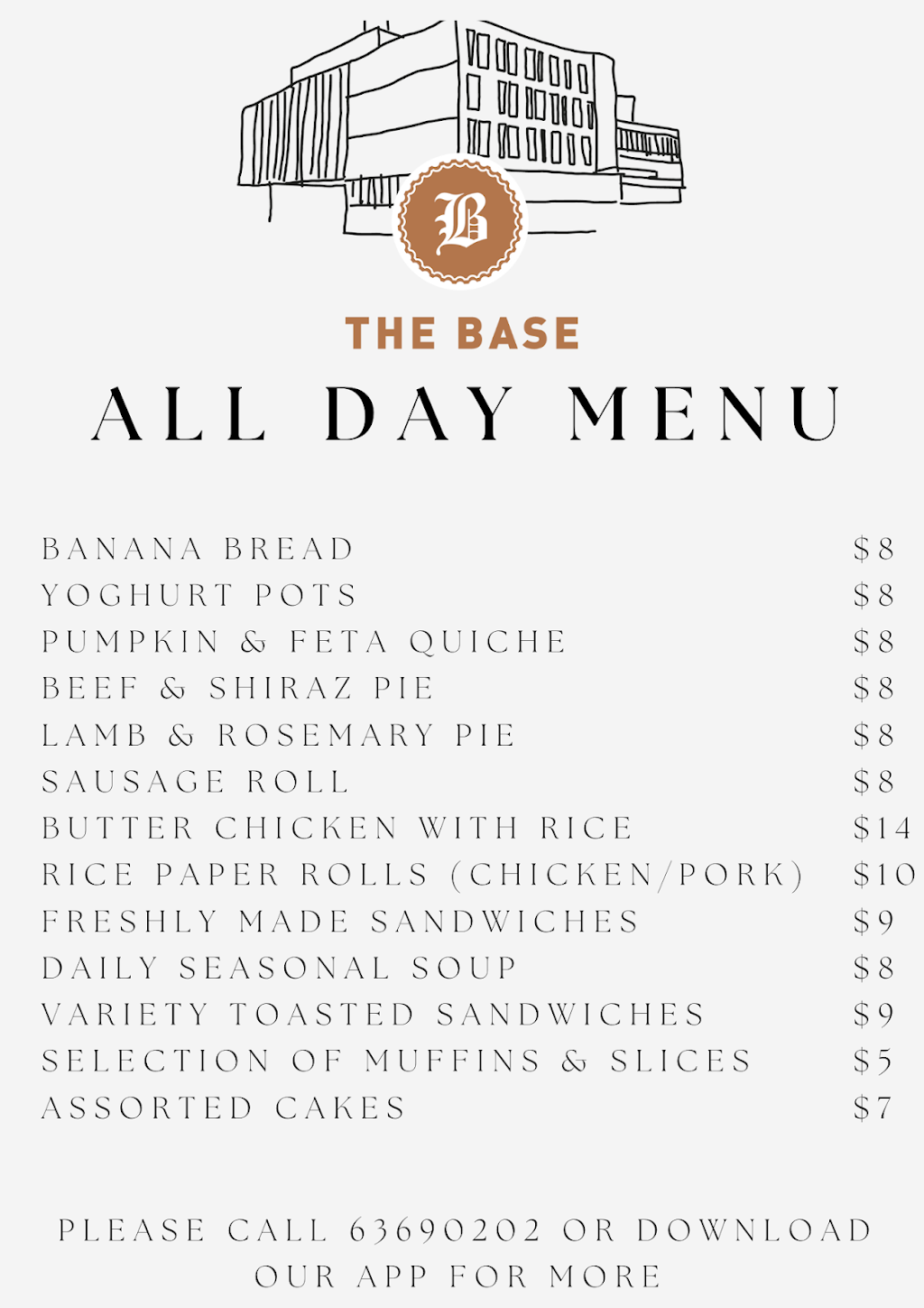 The Base | 105 Prince St, Orange NSW 2800, Australia | Phone: (02) 6369 0202