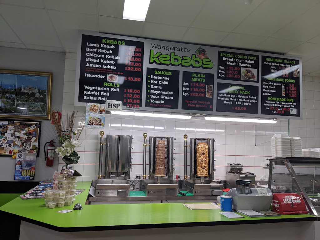 Wangaratta Kebabs | meal takeaway | 62-64 Murphy St, Wangaratta VIC 3677, Australia | 0357221810 OR +61 3 5722 1810
