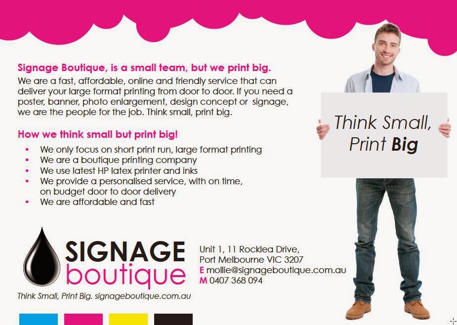 Signage Boutique | store | 1/11 Rocklea Dr, Port Melbourne VIC 3207, Australia | 0407368094 OR +61 407 368 094