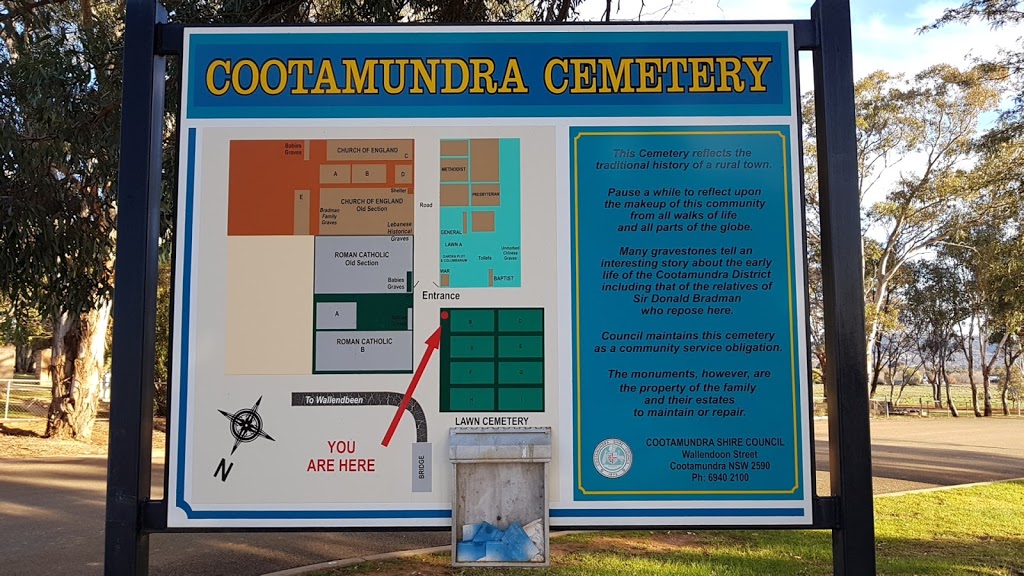 Cootamundra Cemetery | Olympic Hwy, Cootamundra NSW 2590, Australia