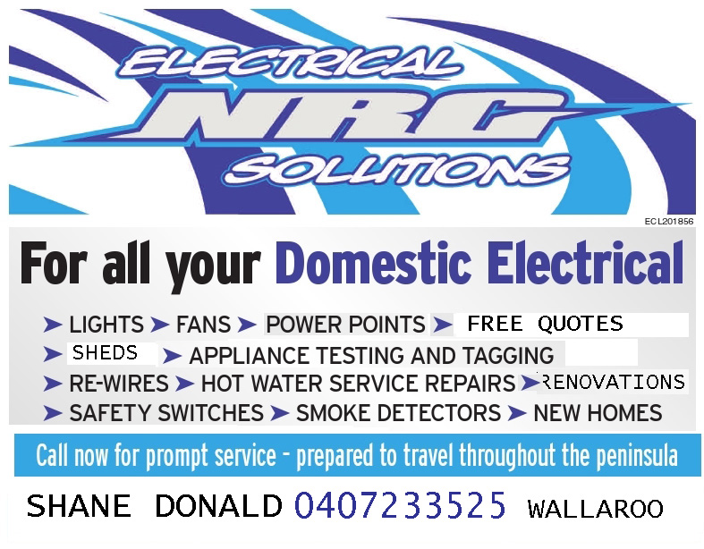 Electrical NRG Solutions | electrician | Wallaroo SA 5556, Australia | 0407233525 OR +61 407 233 525