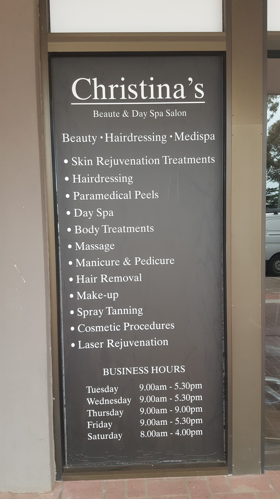 Christinas Beaute and Day Spa Salon | 1022A Forest Rd, Lugarno NSW 2210, Australia | Phone: (02) 9533 1509