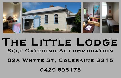 The Little Lodge | lodging | 82a Whyte St, Coleraine VIC 3315, Australia | 0429595175 OR +61 429 595 175