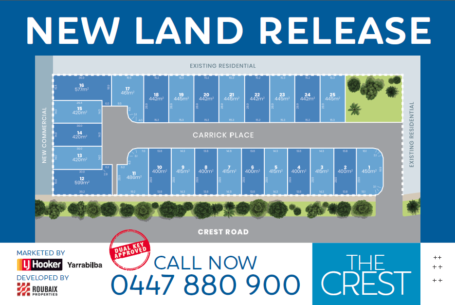 The Crest - Land Estate | 356-360 Middle Rd, Greenbank QLD 4124, Australia | Phone: 0447 880 900