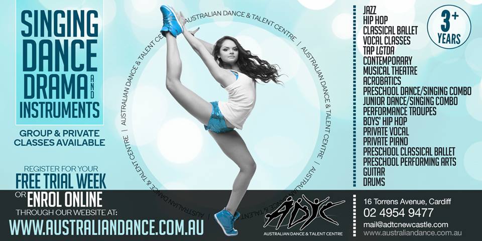 Australian Dance & Talent Centre | 16 Torrens Ave, Cardiff NSW 2285, Australia | Phone: (02) 4954 9477