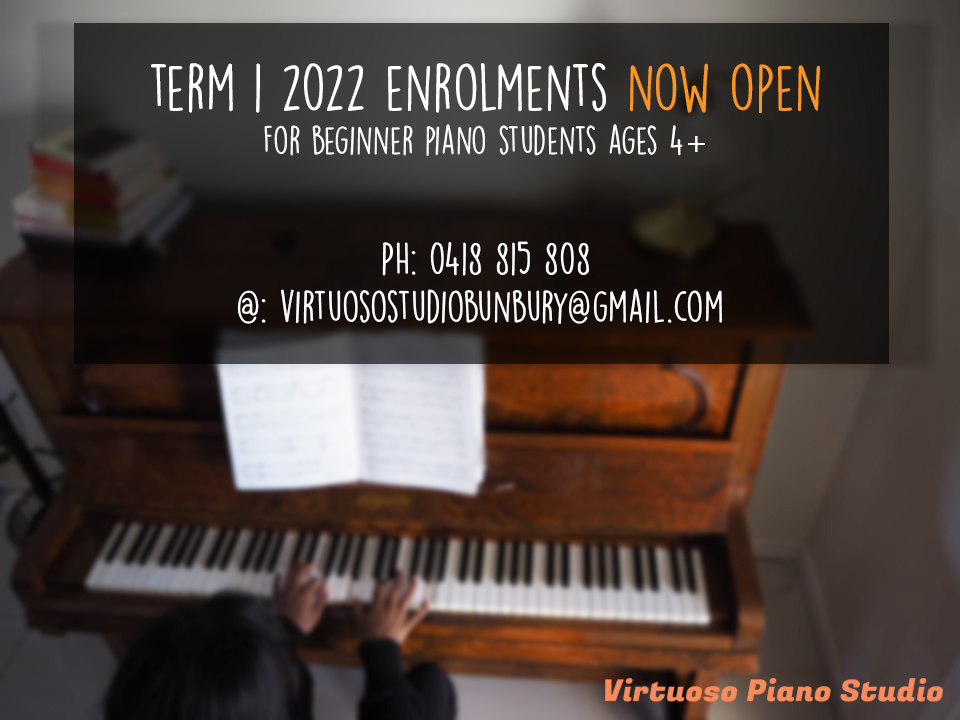 Virtuoso Piano Studio | school | 15 Cambridge Cres, East Bunbury WA 6230, Australia | 0418815808 OR +61 418 815 808
