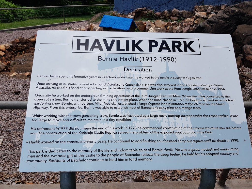 The Castles, Havlik Park | park | 35 Tarkarri Rd, Batchelor NT 0845, Australia