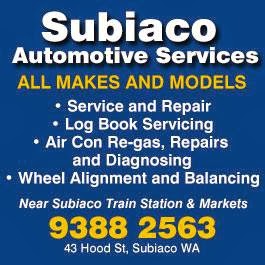 Subiaco Automotive Services | home goods store | 20 Hood St, Subiaco WA 6008, Australia | 0893881619 OR +61 8 9388 1619